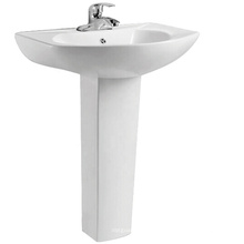 Technology 2016 Ceramic Bathroom Hand Wash Solid Cylinder Pedestal Sink